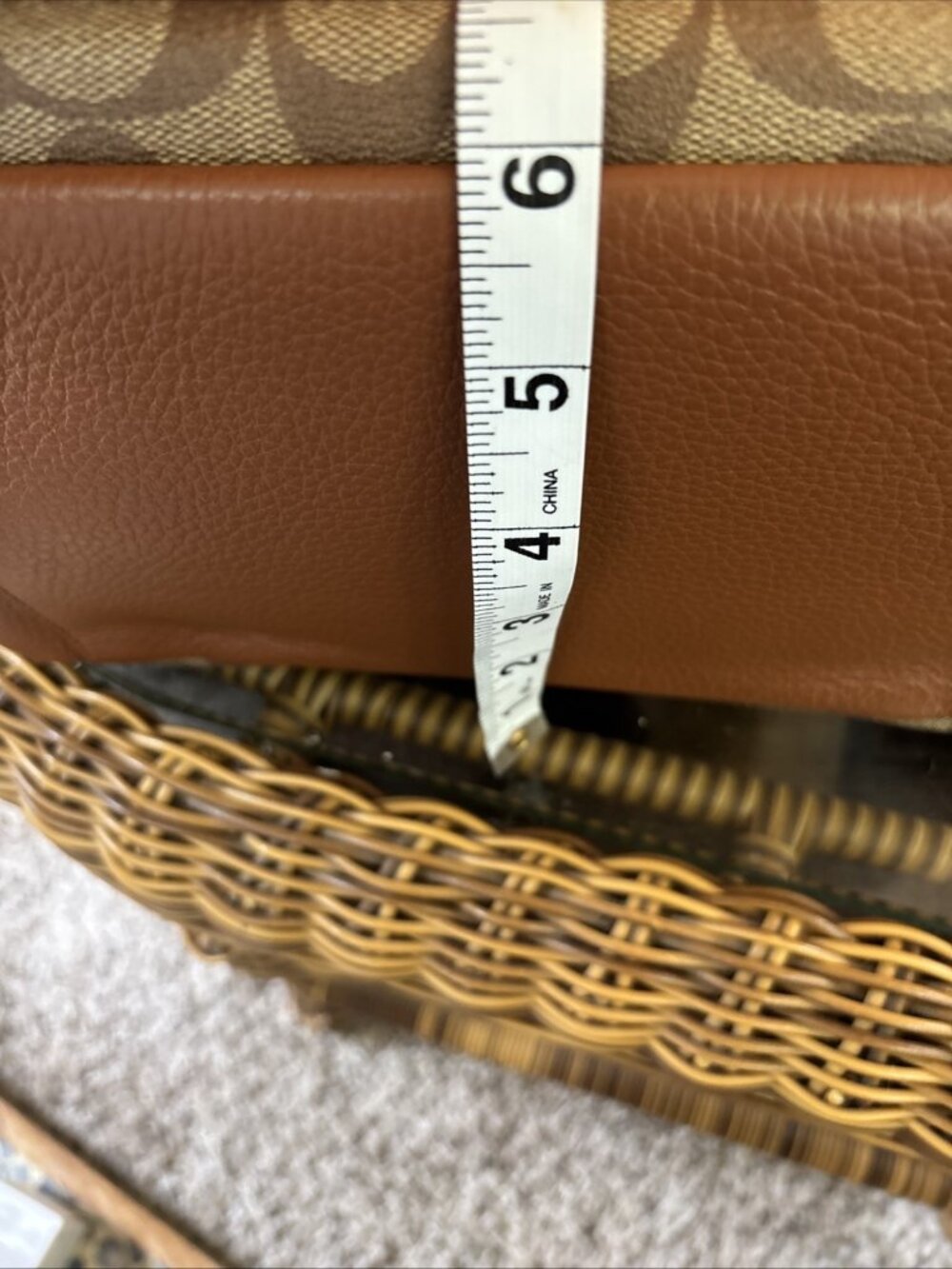coach pennie shoulder bag Tan Signature With New Shoulder Strap - Picture 12 of 13